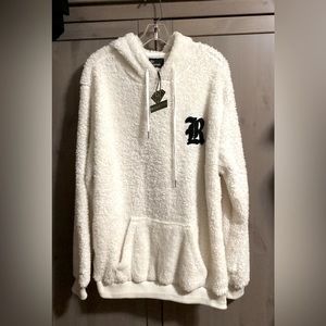 Rich & Rotten teddy hoodie. Oversized XL. NWT